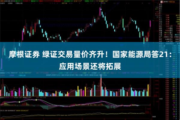 摩根证券 绿证交易量价齐升！国家能源局答21：应用场景还将拓展
